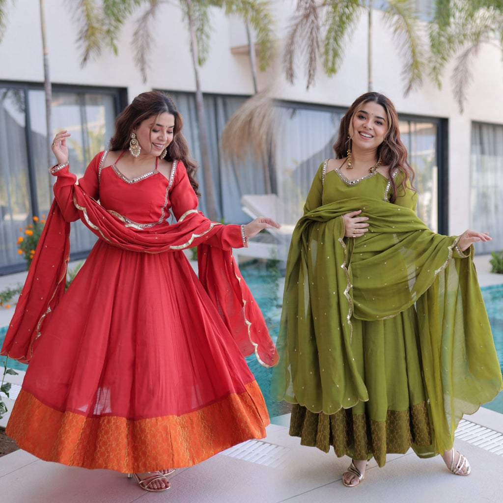 MIRROR MAGIC CHANDERI FIT